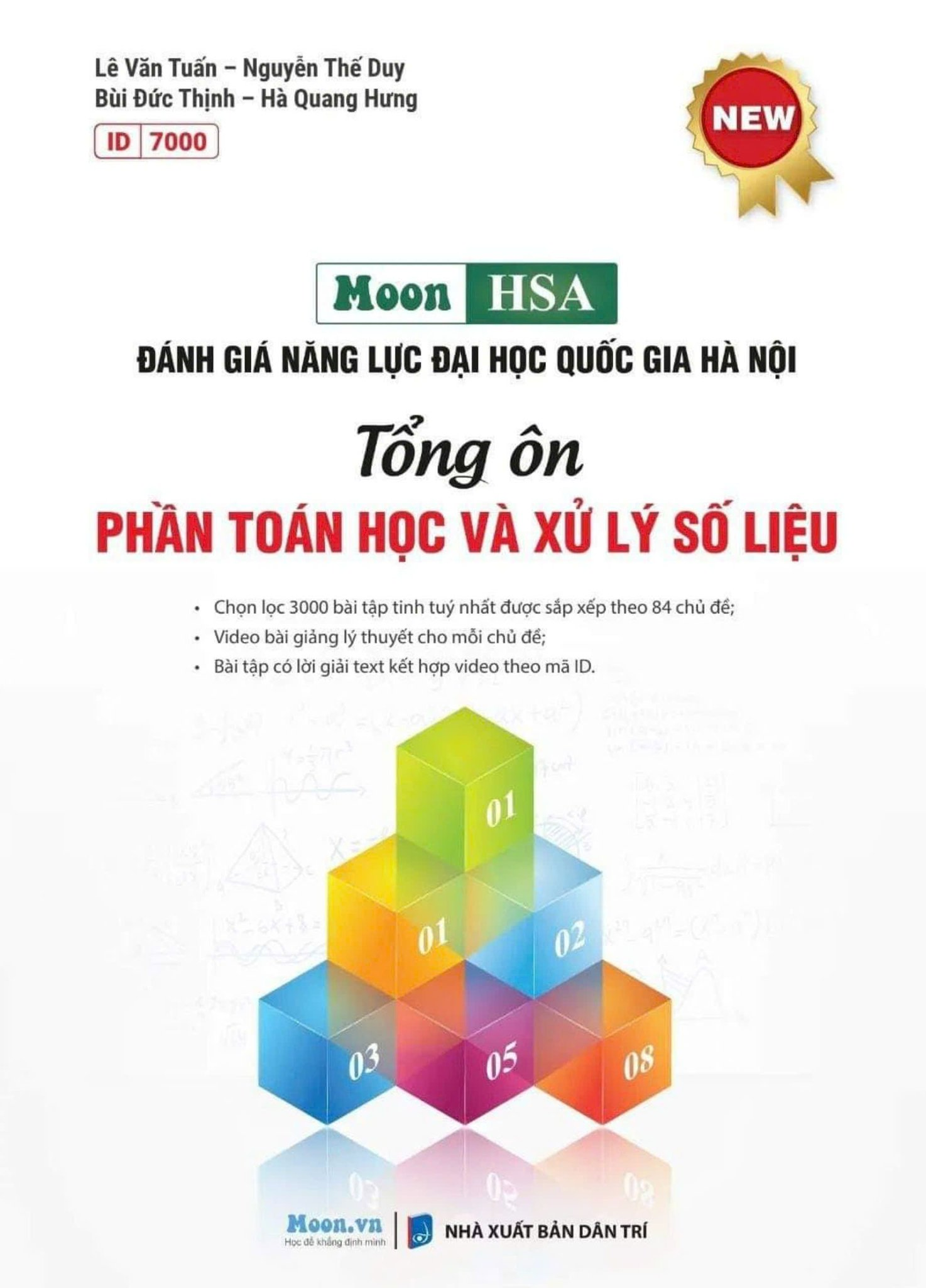 Tổng ôn ĐGNL (HSA) phần toán học và xử lí số liệu (Moon)