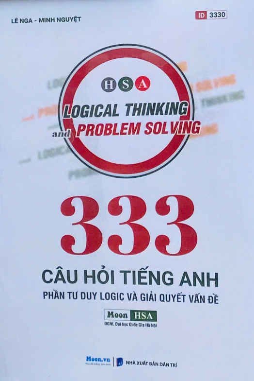 333 CÂU HỎI TIẾNG ANH (HSA) (Phần Tư duy logic và giải quyết vấn đề)